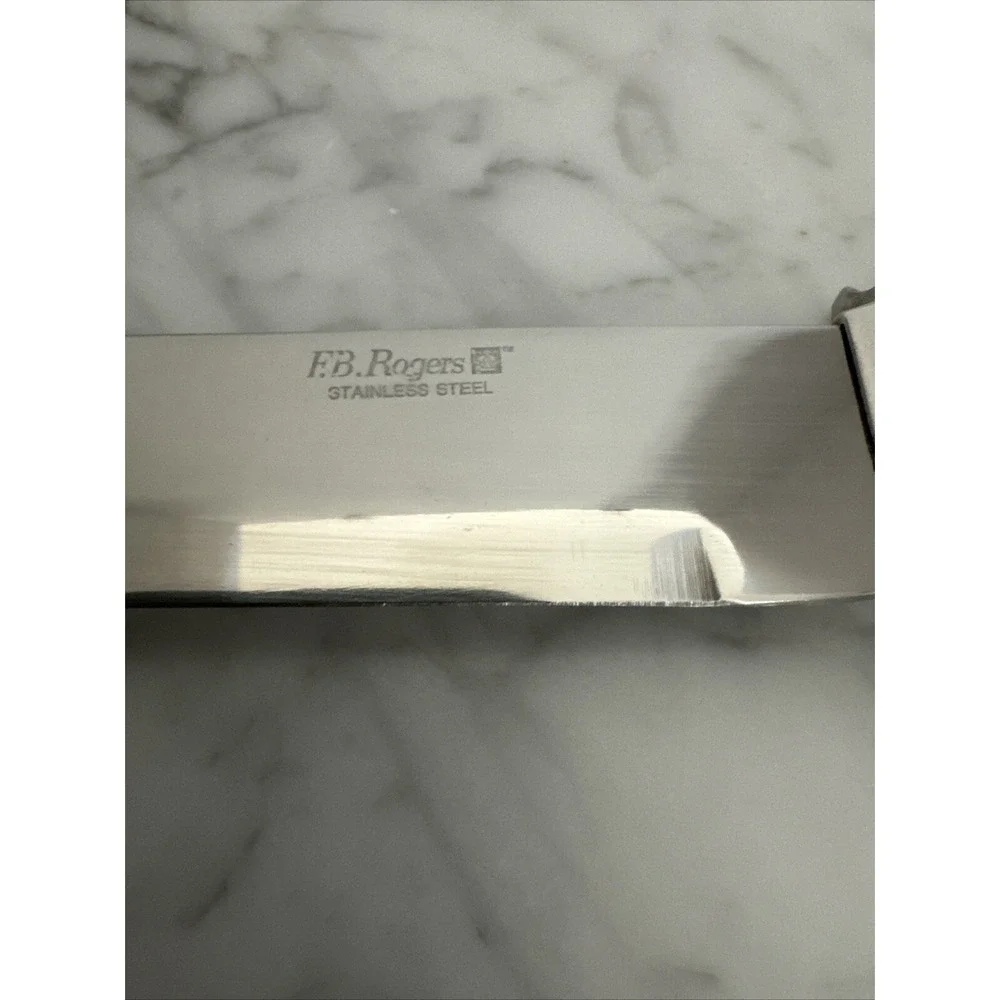 Vintage F B Rogers‎ Carving Knife, French Rose, Sharp, Excellent Condition